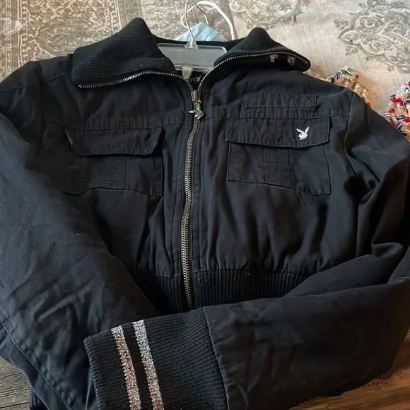 Vintage💥PLAYBOY Bomber Jacket - Picture 15 of 16